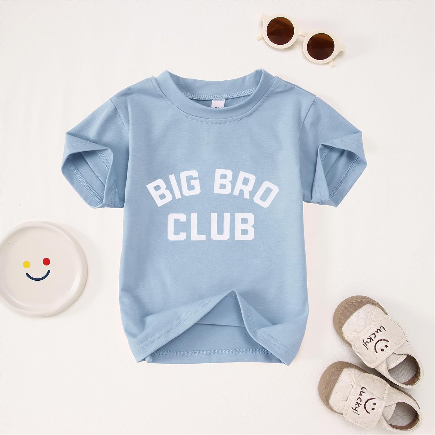Big Brother Shirt Cool Big Bro Club T-Shirt Toddler Baby Boy Promoted to Big Brother Announcement Short Sleeve Tops - Image 4