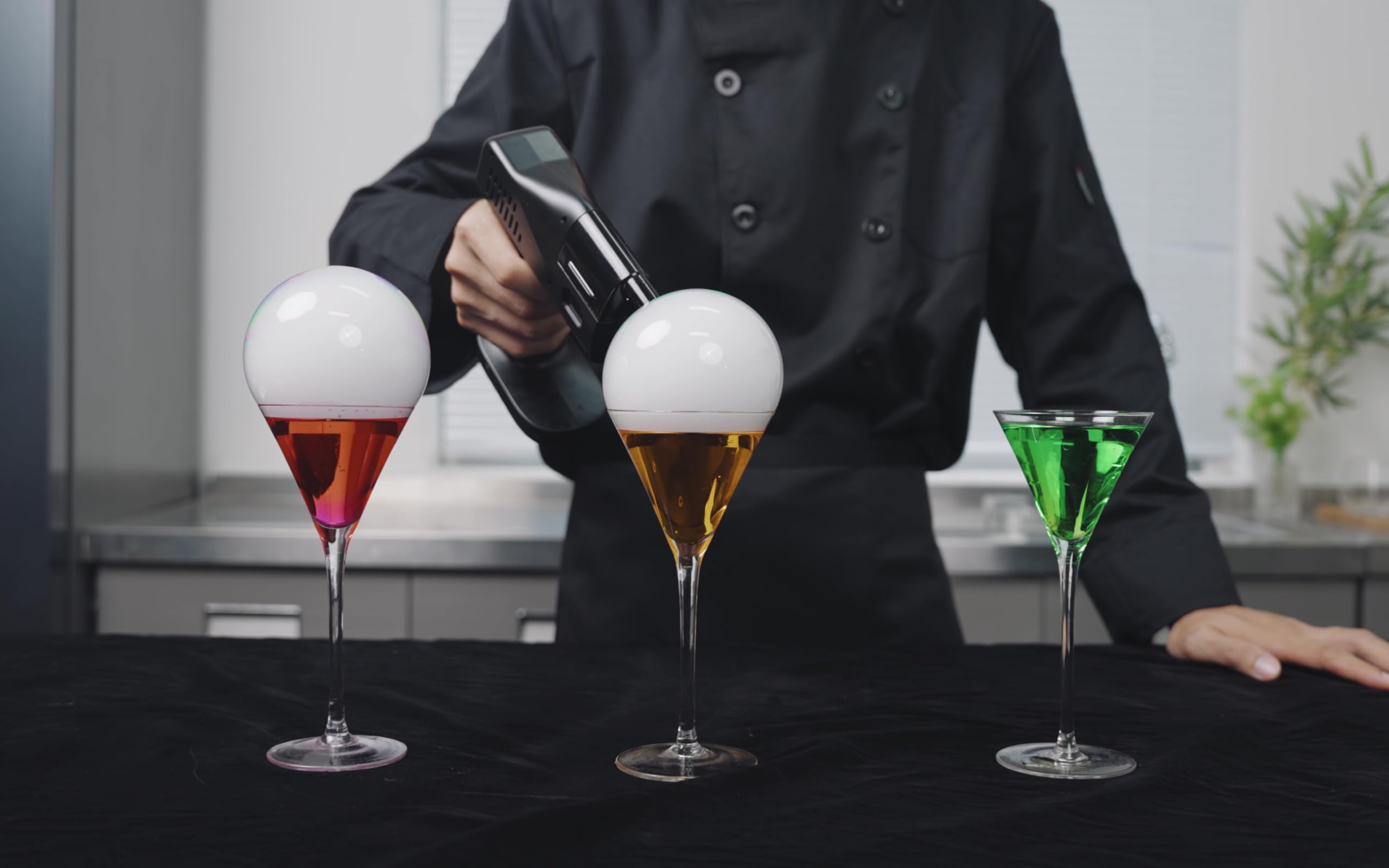 Bebidas ahumador, cóctel soplador de humo, accesorios de cóctel para whisky, bebidas, carnes