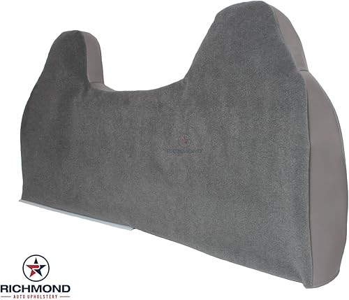 Miniatura 4 de Richmond Auto Upholstery - Funda de vinilo de repuesto para asiento superior e inferior, color gris, compatible con Ford F250 XL 1999-2001 camión de