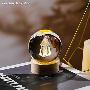 極希少とても古い聖母マリアとイエスの美しいオーナメント☆クリスタル＆セラミック☆ アンティーク19世紀中頃の聖母マリアとイエスのオーナメント