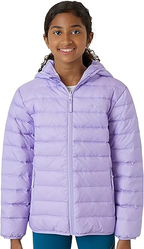 Eddie Bauer CirrusLite - Chaqueta de plumón resistente a la intemperie para niñas, acolchado con aislamiento acolchado de burbujas (3-20)