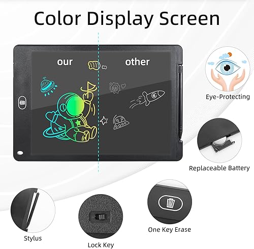 Miniatura 6 de El juego de regalo de dibujo incluye tablero de luz LED A4 y tableta de escritura, almohadilla de luz de seguimiento ultrafina, caja de dibujo de
