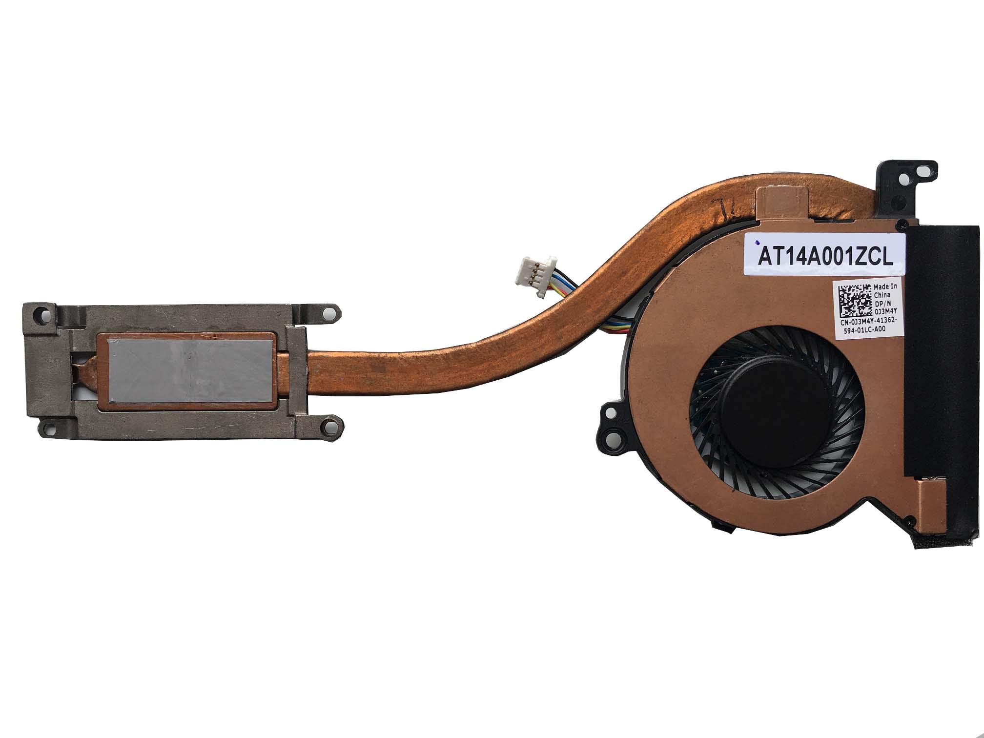 Z-one Fan Heatsink Replacement for Dell Latitude E7250 E7450 Series CPU Cooling Fan Heatsink DP/N 04T1K3 0J3M4Y 4-Wires