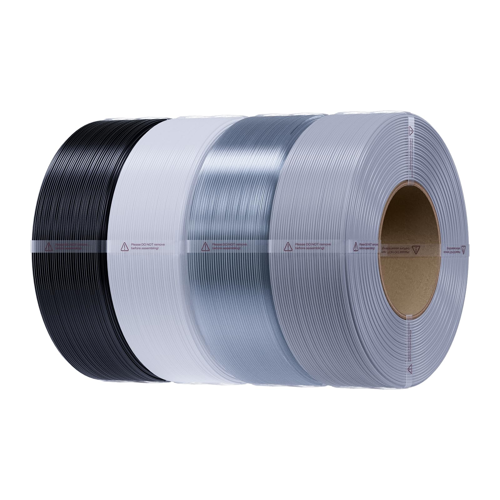 Creality PETG Filament de Recharge 1,75 mm CR-PETG sans Bobine 4KG Noir Blanc Gris Transparent