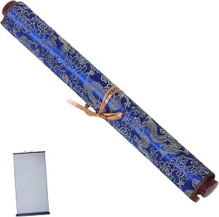 Lurrose Escritura de Agua Reutilizable Práctica de Caligrafía para Principiantes Mat de Caligrafía Multifuncional Color Azul para Creaciones Artísticas y Dibujo Creativo
