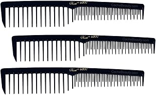 Krest Black Space Tooth Comb #6000 (3 - PACK)