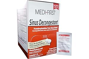Medi-First Sinus Decongestant: Fast-Acting Relief from Sinus Pressure