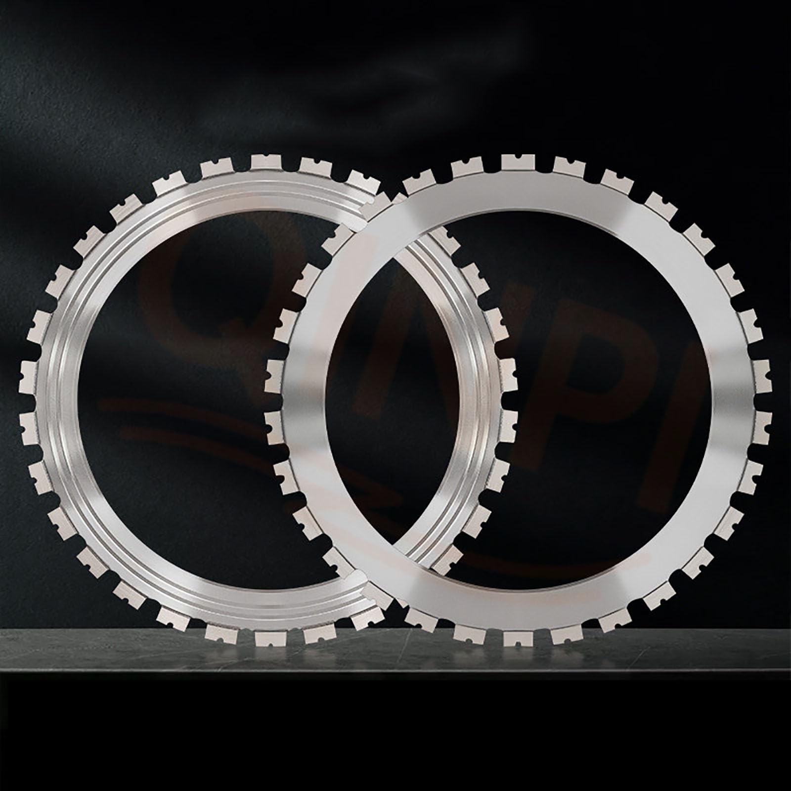 Hoja de sierra de anillo para hormigón, 2 piezas, hoja de sierra de anillo de 16", para sierra eléctrica toroidal, dientes de diamante densidad, núcleo de acero aleado, corte rápido para hormigón