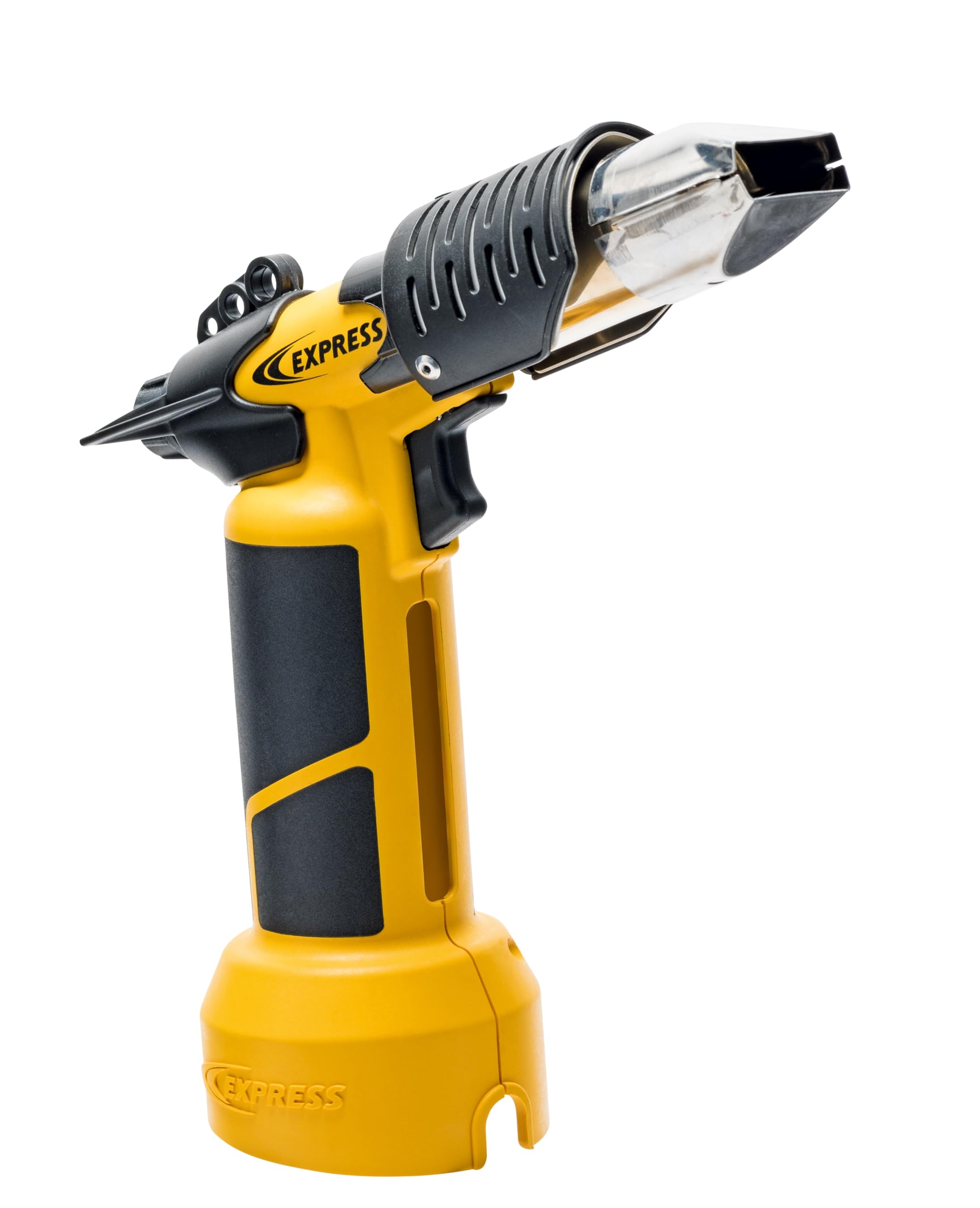 Express, 4600, Pistolet Air Chaud Puissance 400°/750°, 2 Buses Allumage Piezo, 1 Cartouche de Gaz 4600 + Valisette, Accessoire pour Fer à Souder, Lampe à Souder, Fer Couvreur, Chalumeau d'Étanchéité