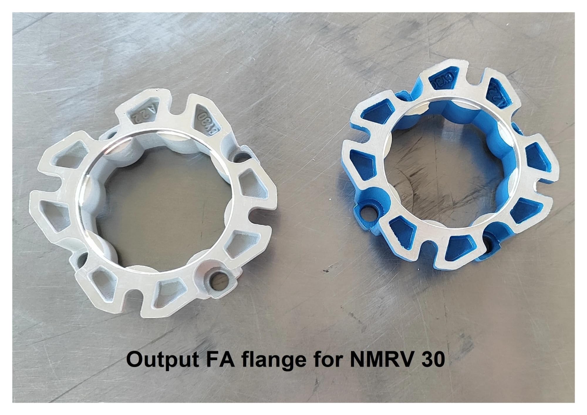 Bride de sortie FA FB FC FD FE for réducteur à vis sans fin NMRV30 NMRV40 NMRV50(Output Flange Fb,NMRV 050 Gray)