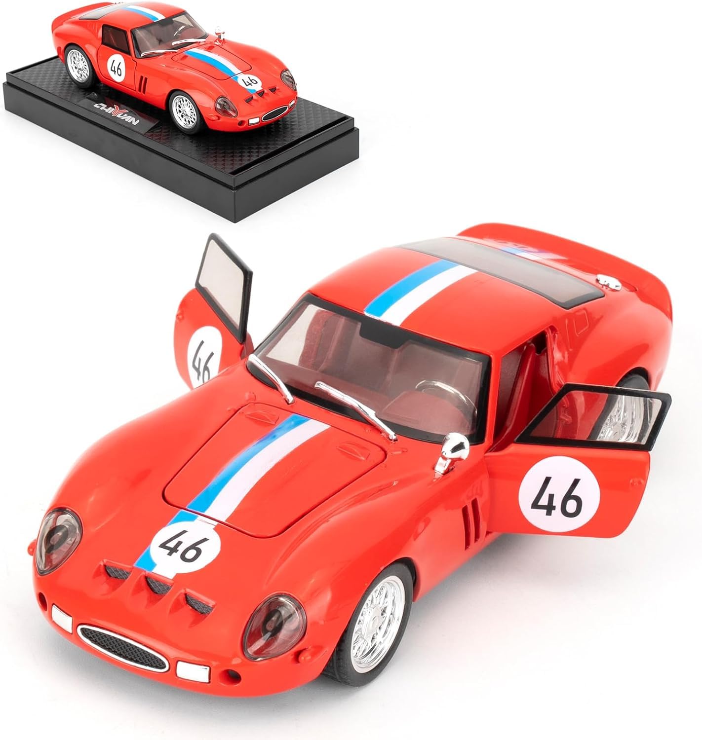 FEXXA 1.32 Ferrari 250 GTO (1962) Die-Cast Metal Car with Sport