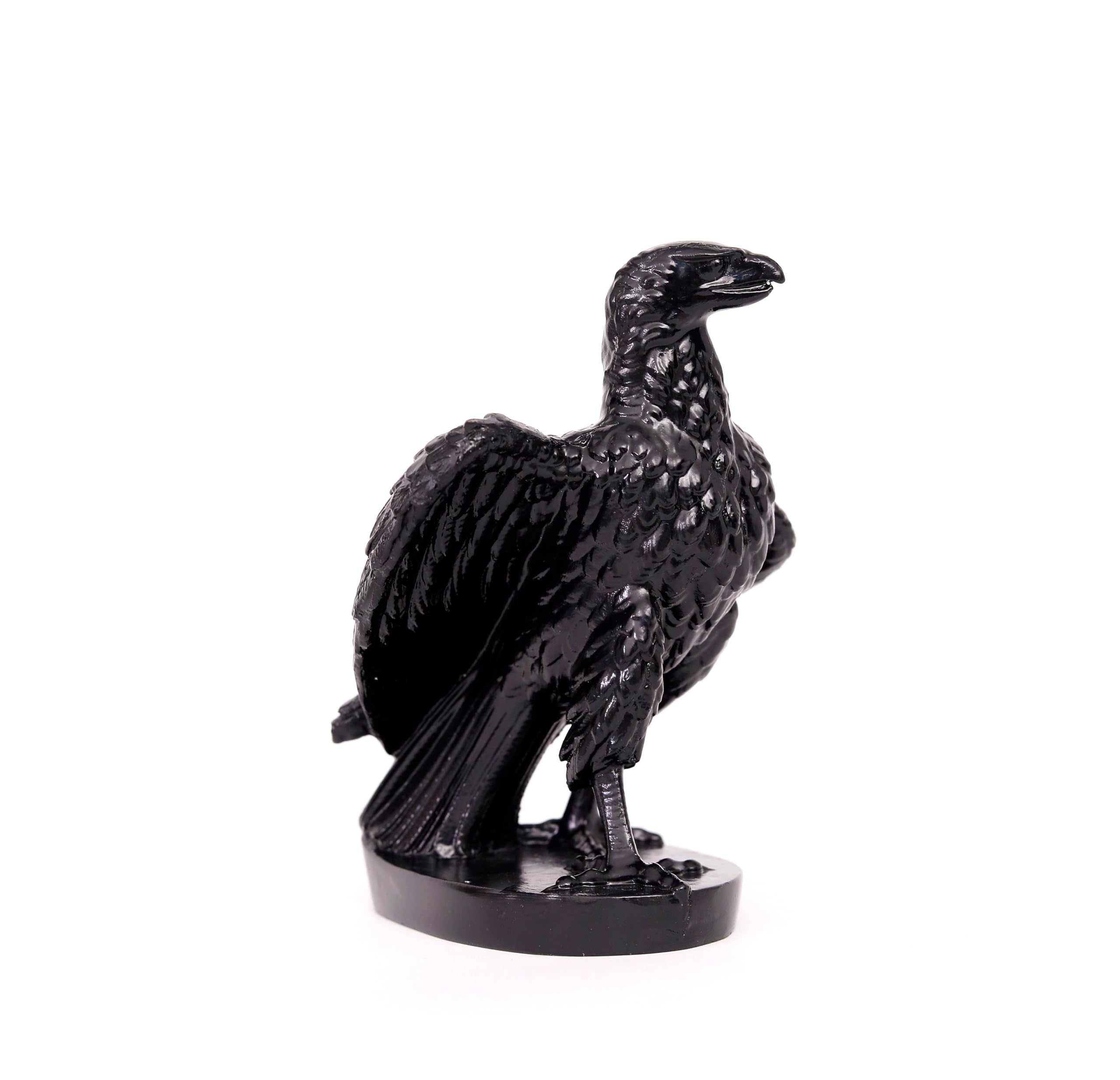 Eagle Statue 5.11" Gothic Black Bird Decor Eagle Figurine Falcon Statue Collectible Figurine…