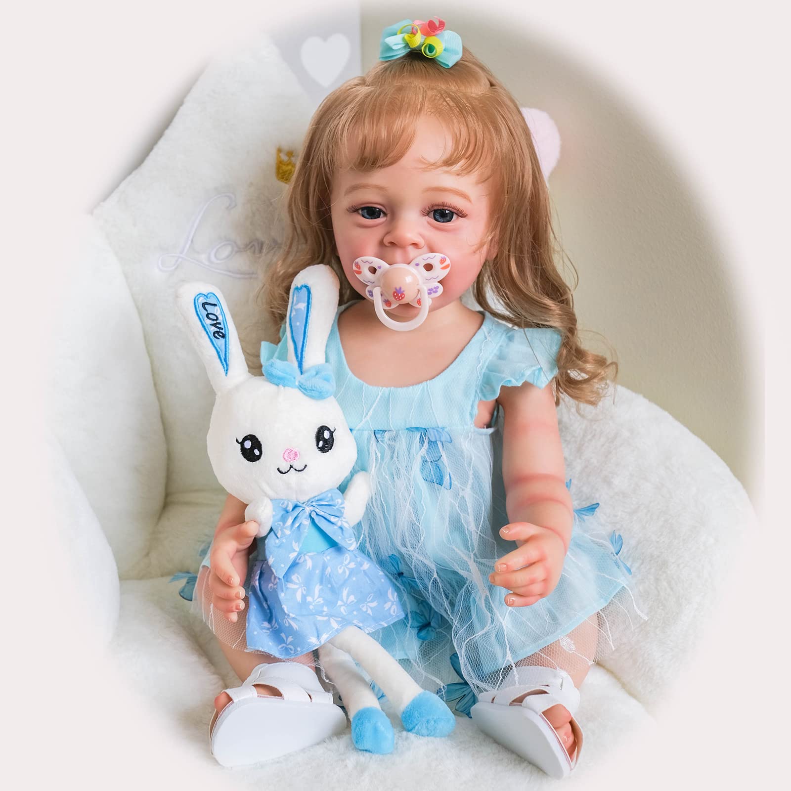 Amazon.co.jp: 55CM22インチフルボディシリコーンリボーンドール幼児
