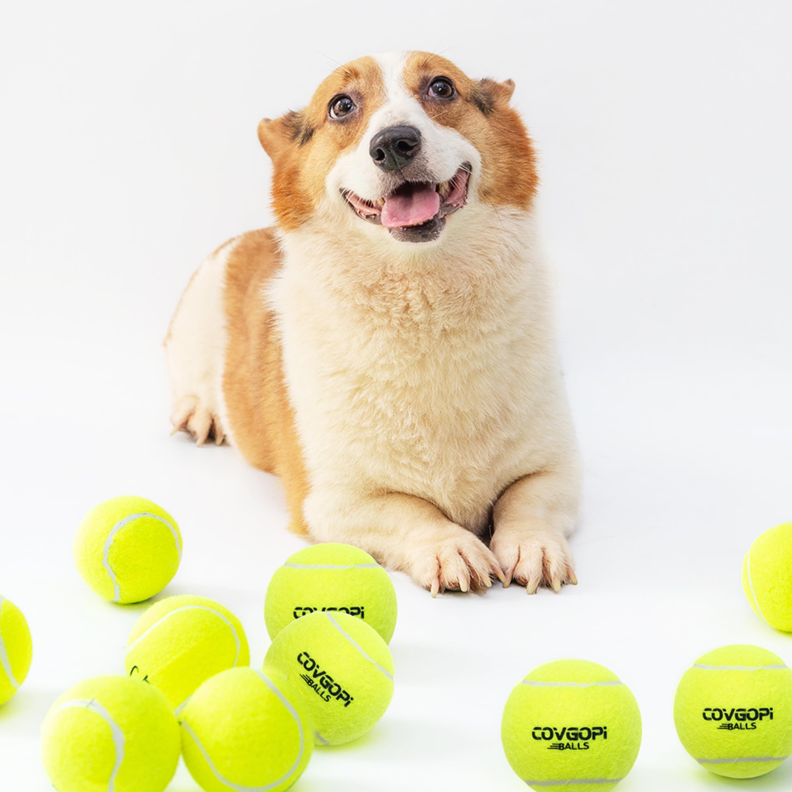 AnCoSoo Pelota de Juguete para Perros, Pelota de Goma para Comida de Perro