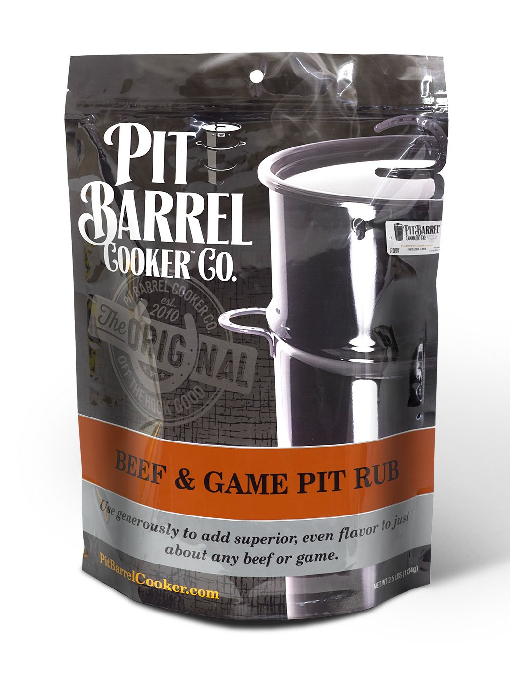 Pit Barrel Cooker PRO250BG Beef and Game Beef & Game Pit Rub 2.5 lb. Bag, One Size