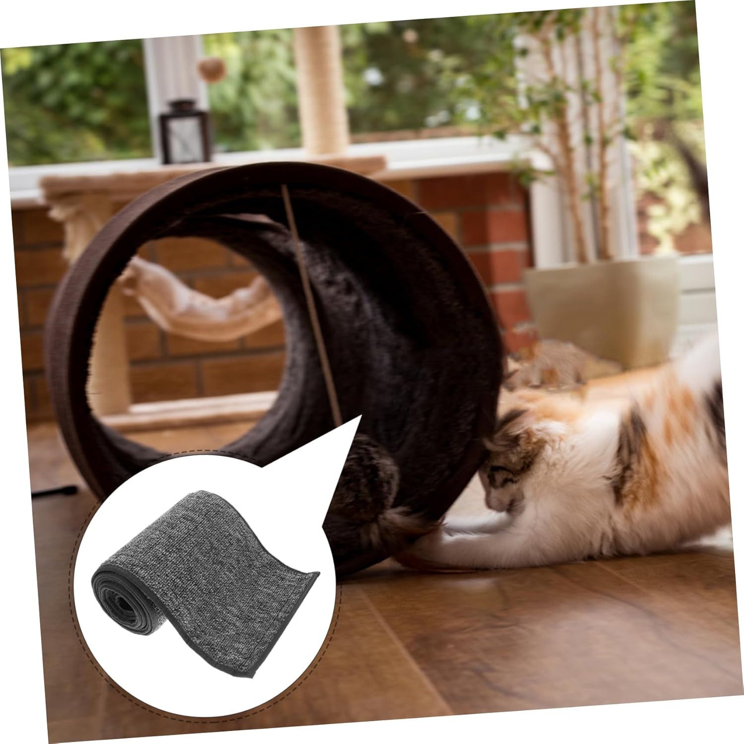 Toyvian Soft Cat Wheel Replacement Mat for Cat Exercise Wheel and Cushion for Enhanced Play and Exercise