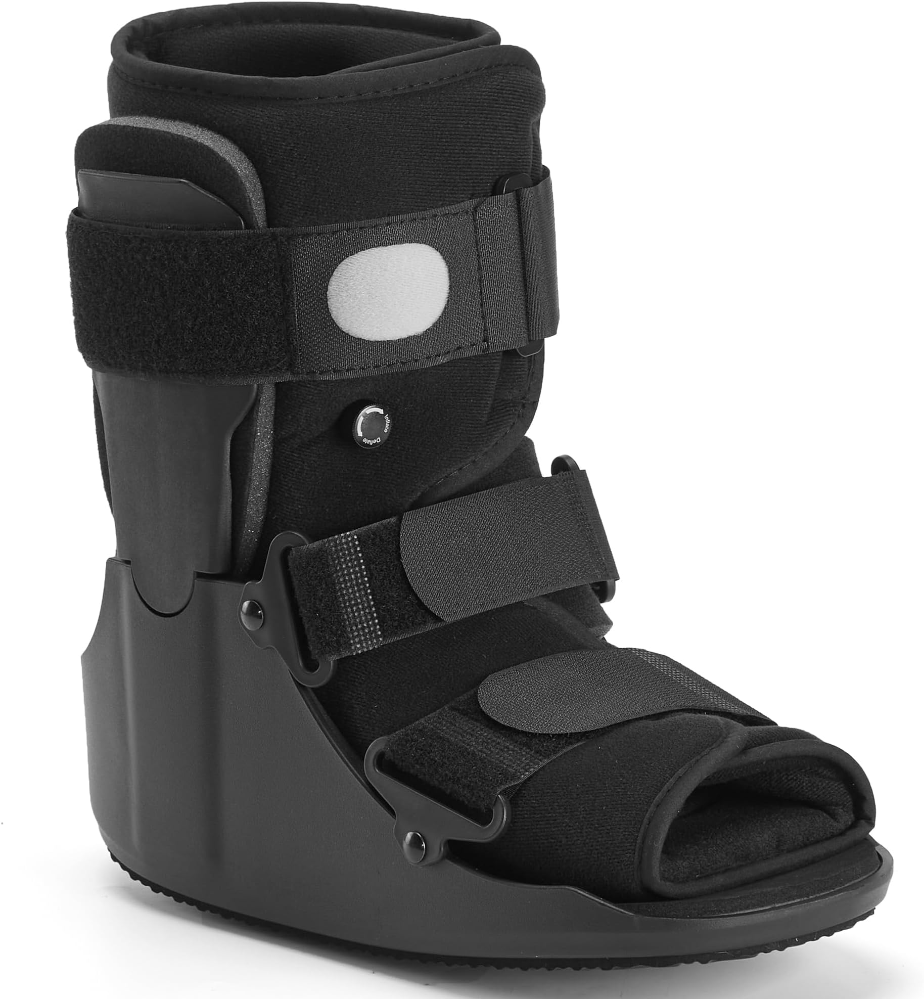 Air Walking Boot for Broken Foot Recovery Walking Boot for Sprained Ankle with Adjustable Air Cushion, Lightweight Design, and Anti-Slip Sole L