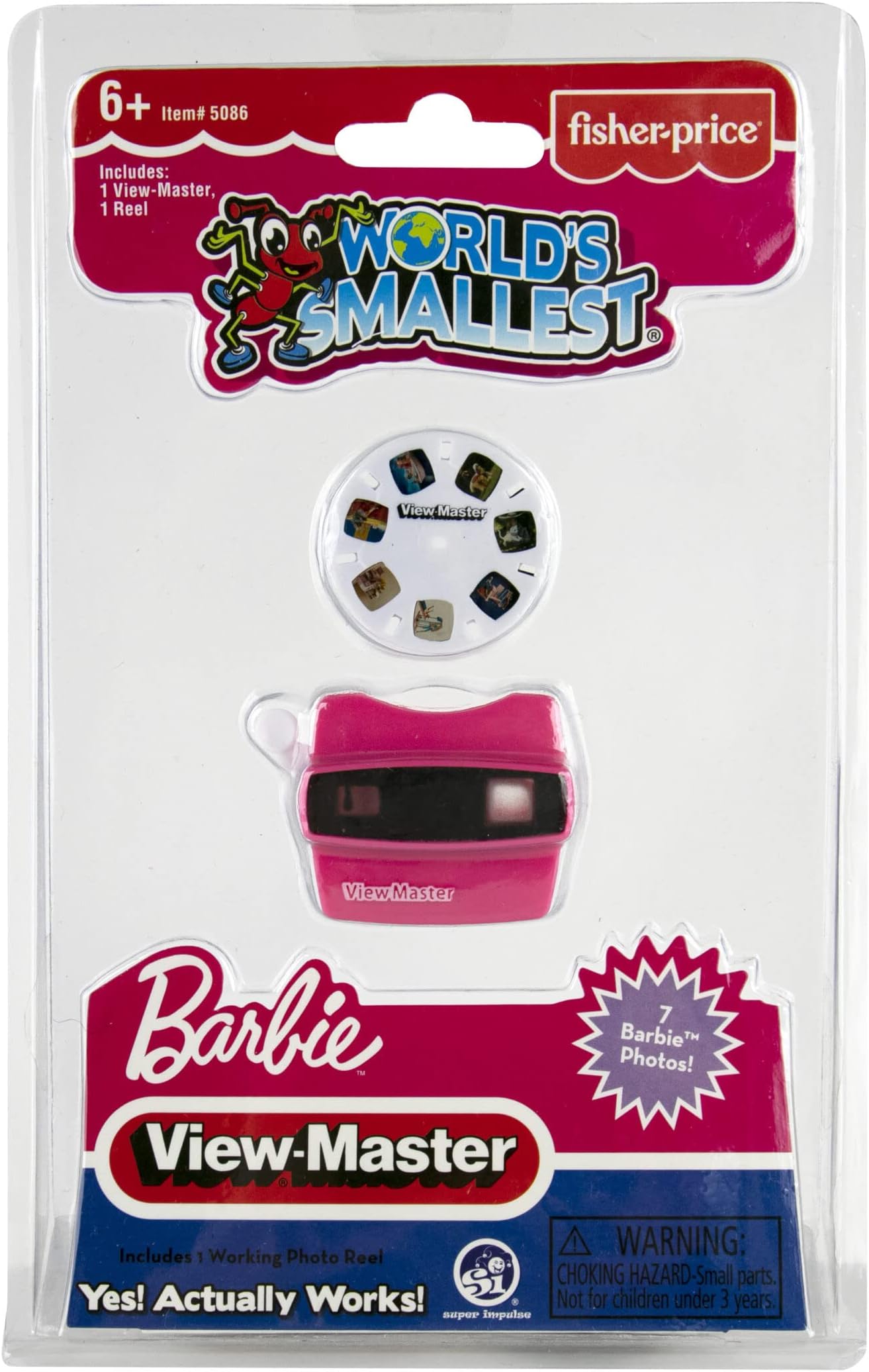 World's Smallest Barbie ViewMaster, Pink