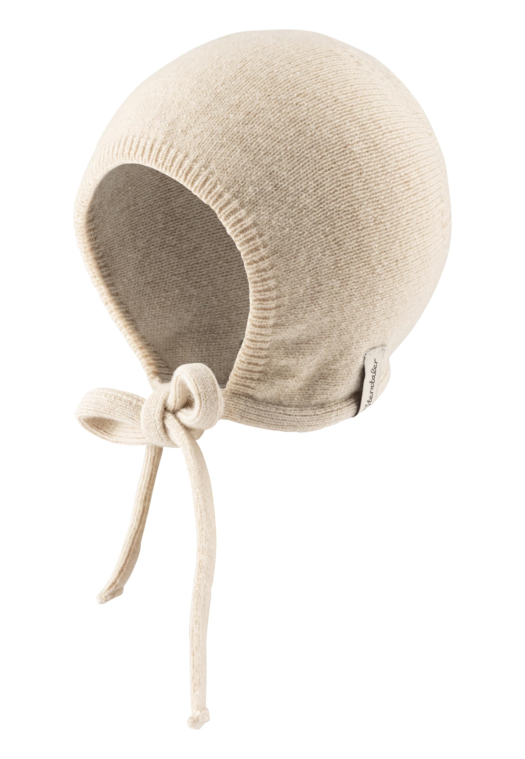 Lambswool knitted hat with ear flaps
