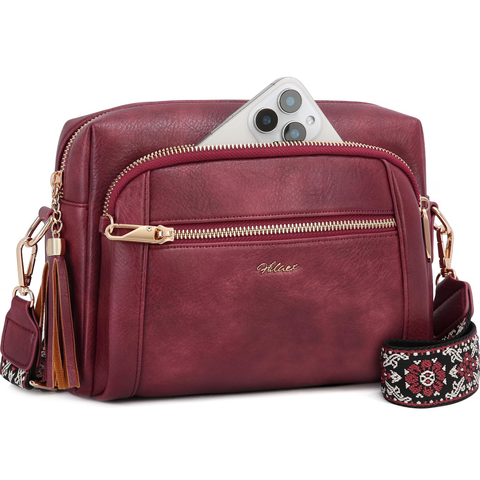 Anti-Theft Vegan Leather Purse