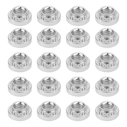 Create idea 50 Tuercas de Presión de 3 Mm para Coche RC 9805827 19805827 Compatible con Tam-iya TA01 TA02