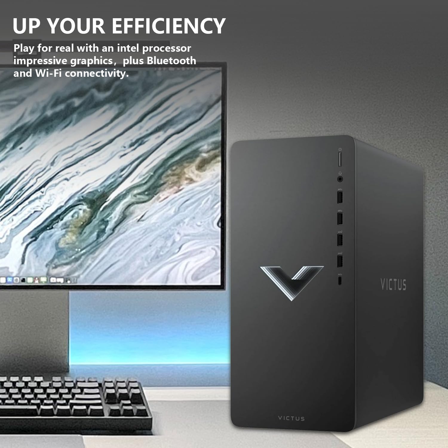 Amazon.com: HP Victus 15L VR-Ready TG02 Gaming Desktop, Intel i7 