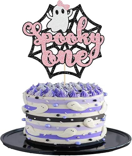 Miniatura 22 de Gyufise 24 adornos para cupcakes de Halloween con calabaza, fantasma, purpurina negra, decoraciones para cupcakes para niños, decoración de fiesta