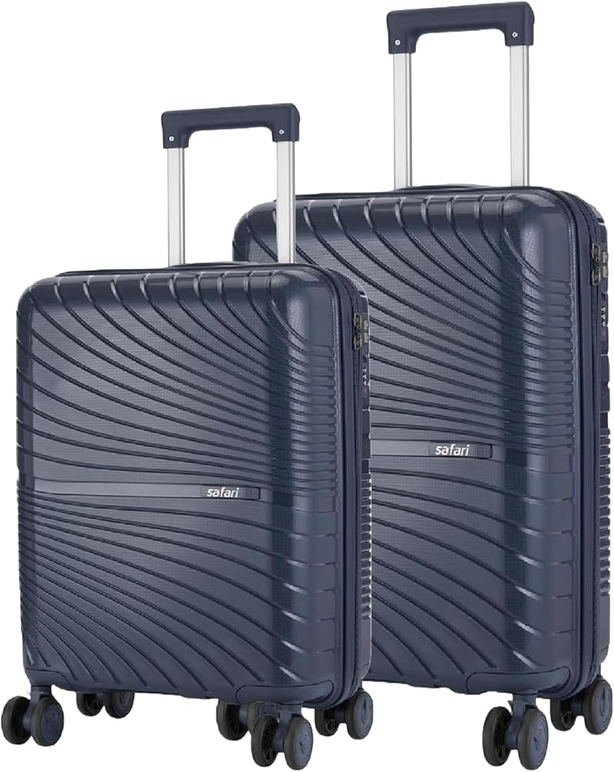 Buy Safari Atlantis 8 Wheels, Anti-Theft Zipper (Cabin & Check-in