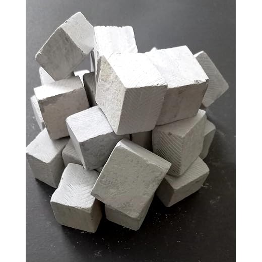 Brightify Natural Limestone Slate Cubes 30 Pieces