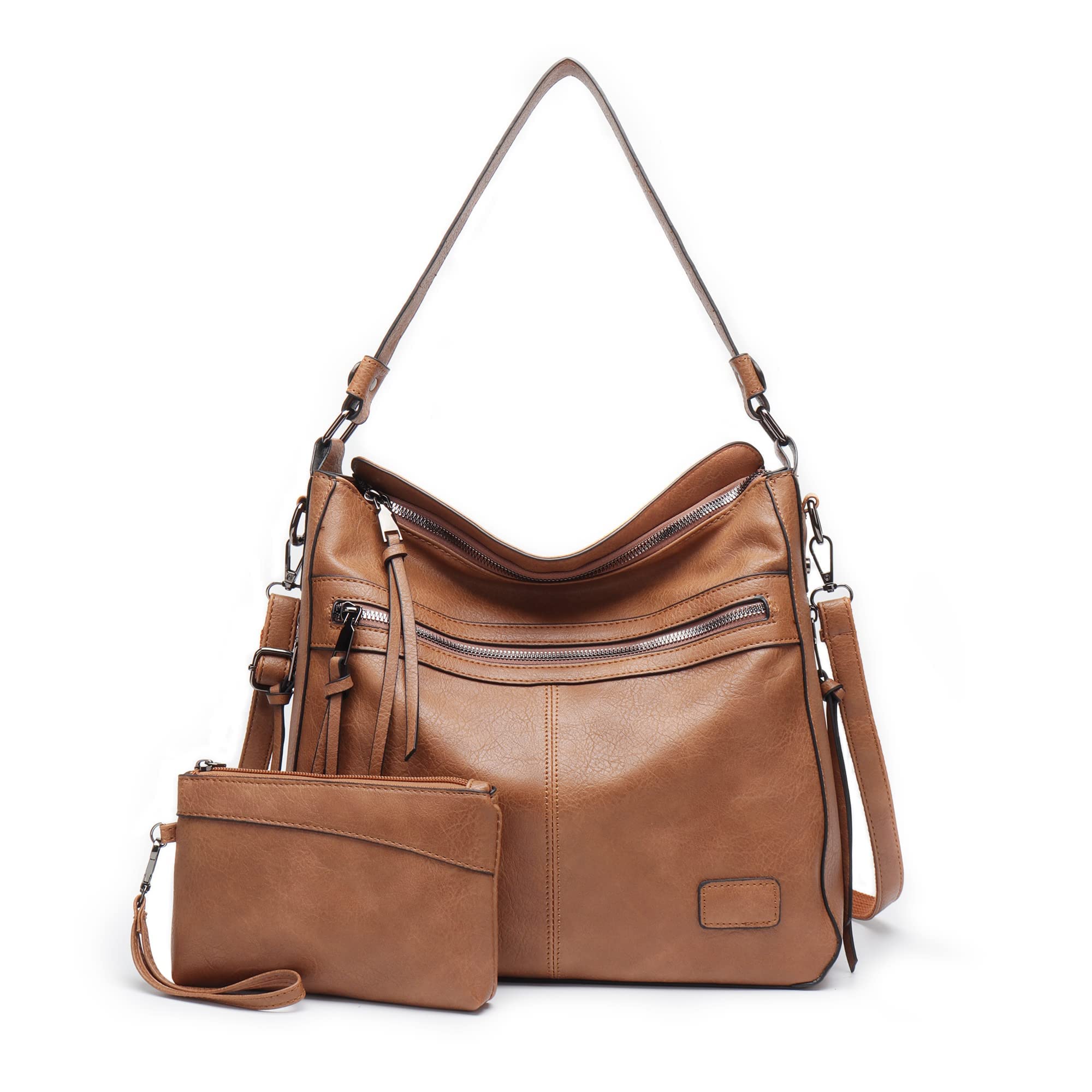 Lifetooler Handtasche Damen Set 2pcs PU Leder Tote Bag Shopp