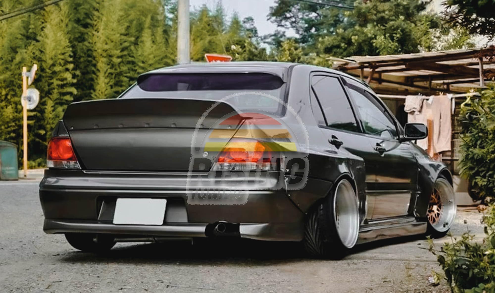 Amazon.com: RisingTuning Ducktail for Mitsubishi Lancer/Evolution