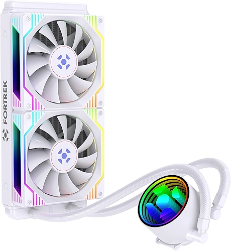 Water Cooler Fortrek Breezy 240 mm Fan Duplo Branco