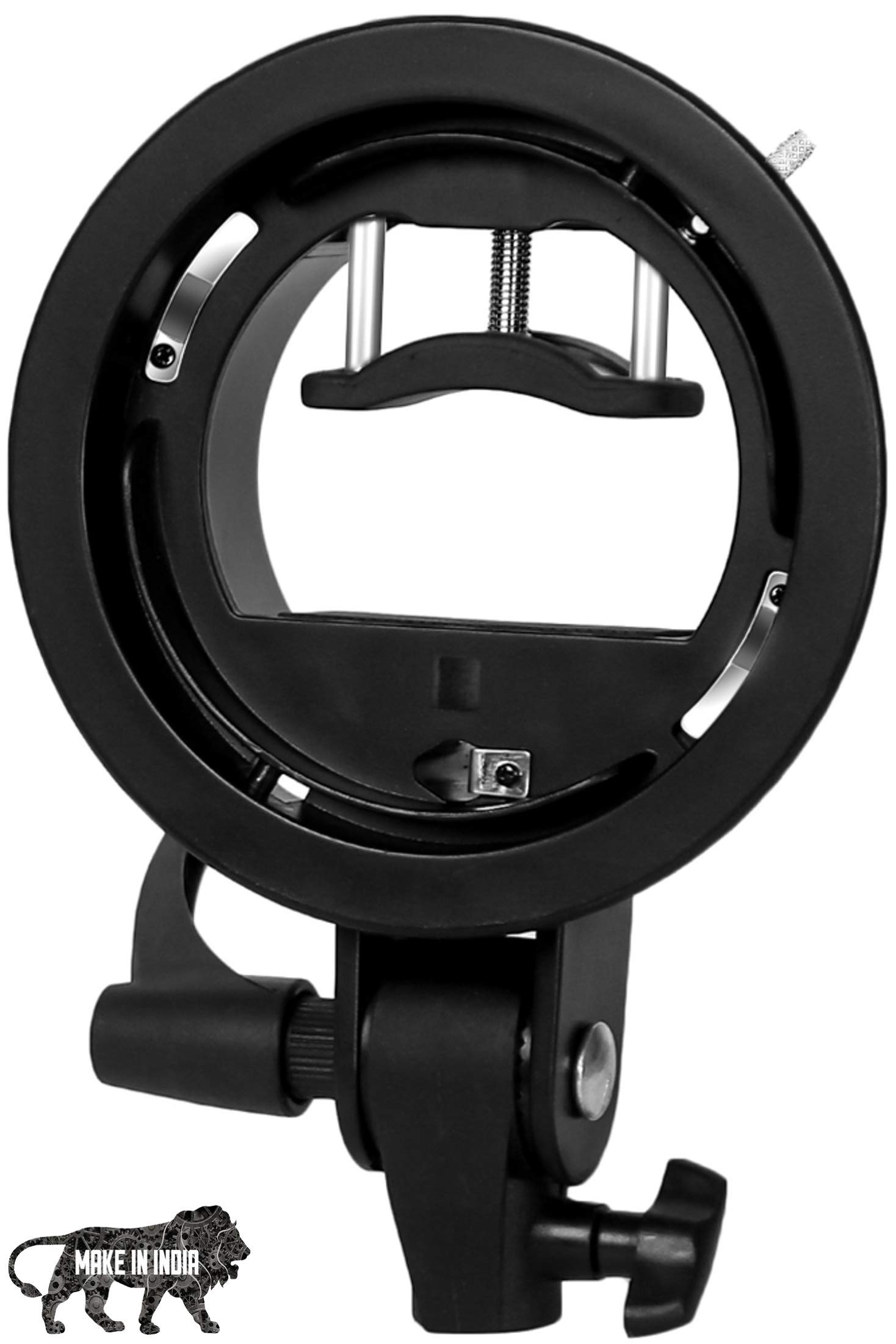 Prolite S Bracket | Elinchrom Mount, Tilt Control, Umbrella Slot | for Speedlite Flash, Softbox, Reflector, Snoot, Barndoor Kit | Photography & Videography-picture-28