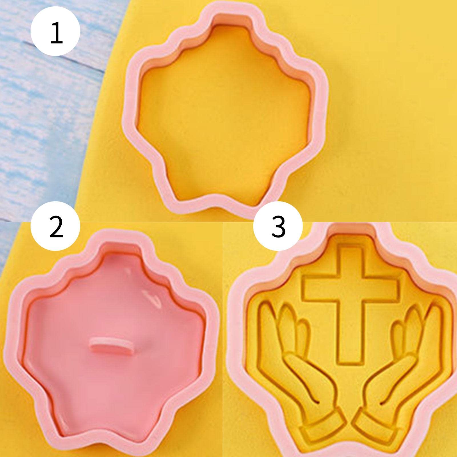 2 Doop Koekjes Uitsteker Set - 8st Communie Doopsel Bevestiging
