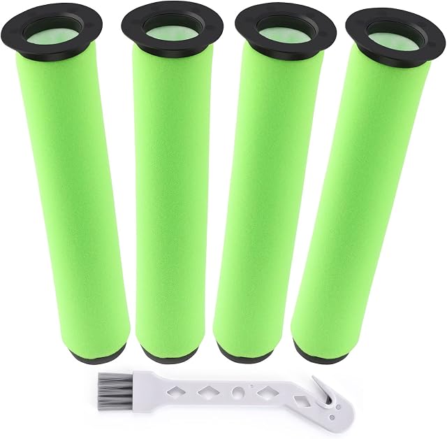 Artraise Filters for Gtech Air Ram MK2 K9 4 Packs Replacement Stick Filter for Gtech AirRam MK2 Cordless Vacuum Cleaner Filters