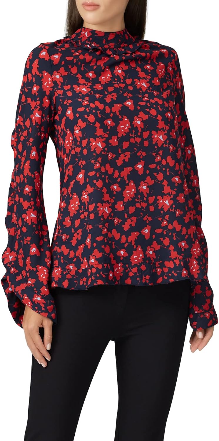 Rent The Runway Pre-Loved Floral Open Back Top - Image 3