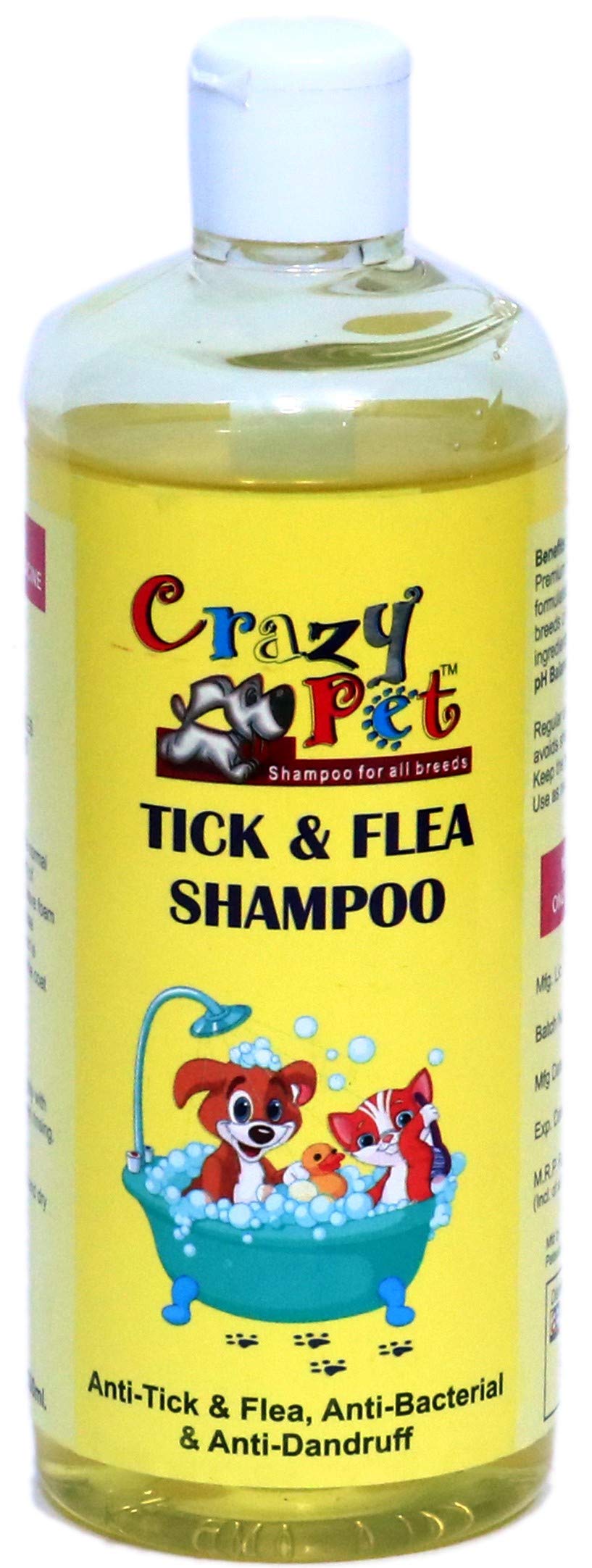 Crazy Pet Tick & Flea Shampoo (500ml) (B07QB4G6T5) Amazon Price History, Amazon Price Tracker