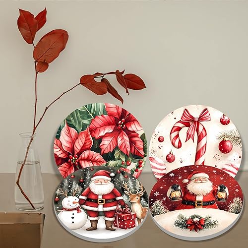 Miniatura 104 de 4 fundas redondas para quemador de estufa de Halloween, cubiertas de quemador eléctrico de calabaza de otoño, 8 y 10 pulgadas, cubierta para Obras