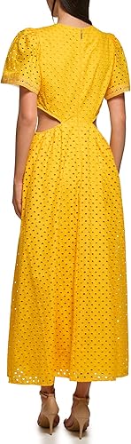Vista 4 de Karl Lagerfeld Paris Womens Lace Cut Outs Long Dress