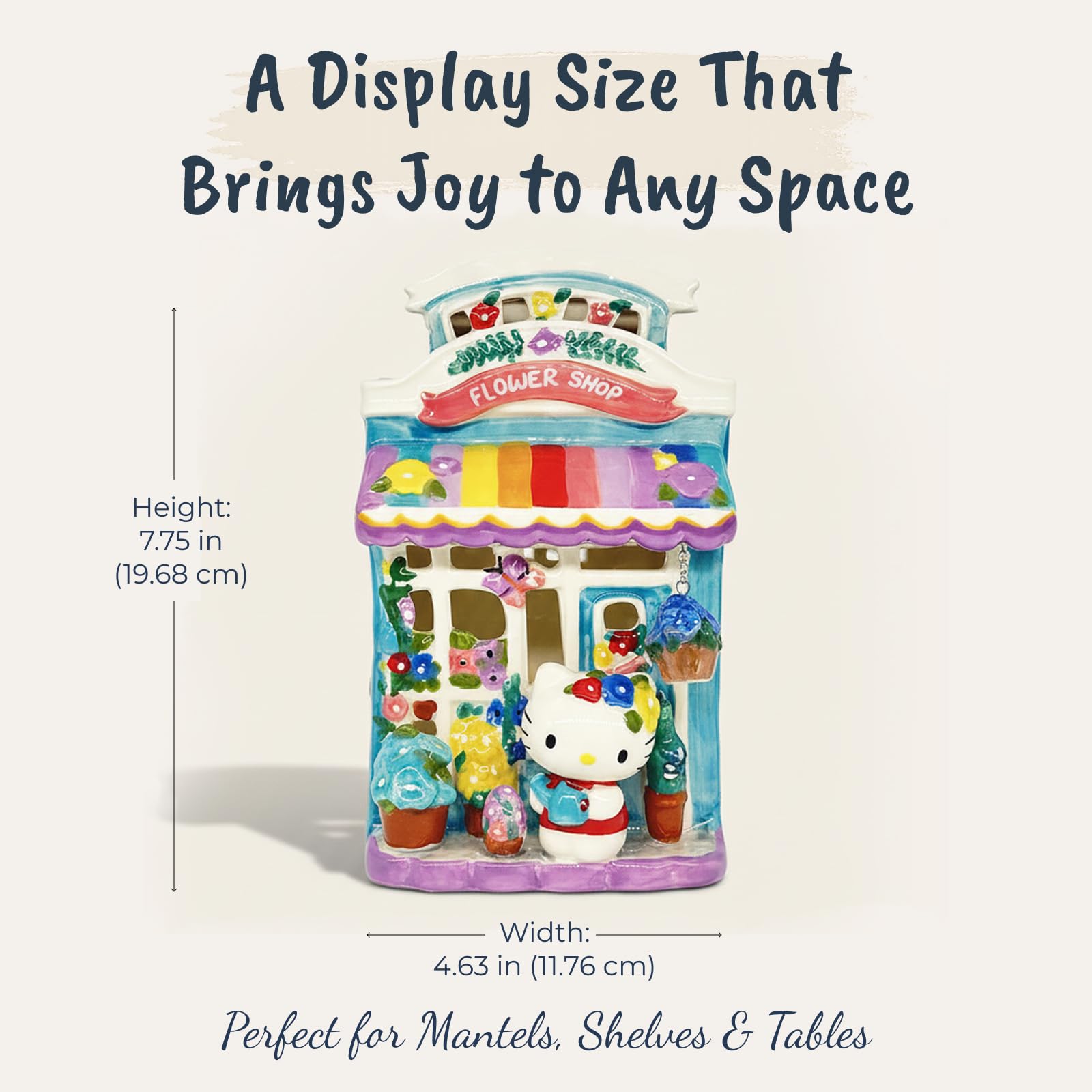 Amazon.com: Blue Sky Clayworks Hello Kitty Floral Garden Shop