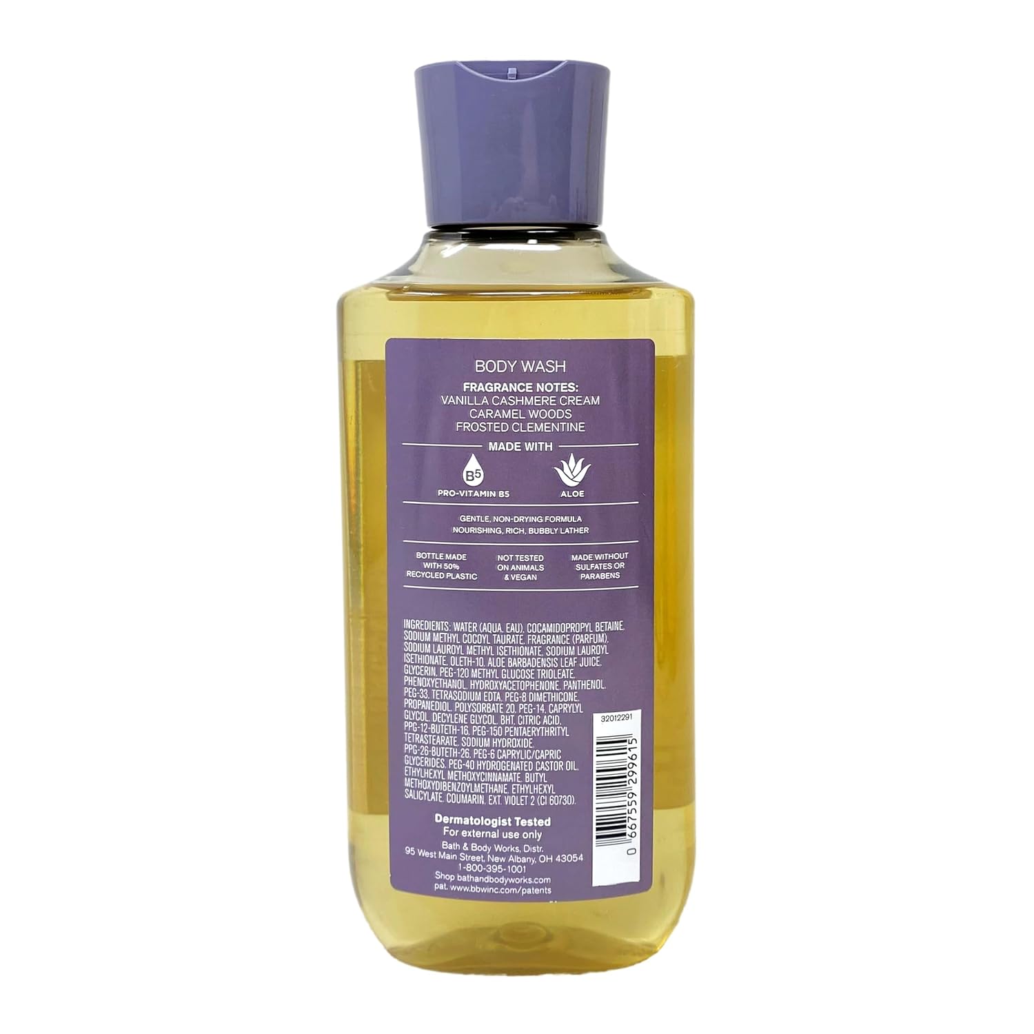 Bath & Body Works Shower Gel, Gift Set of 2, 10oz Each (Snowflakes Cashmere) - Image 3