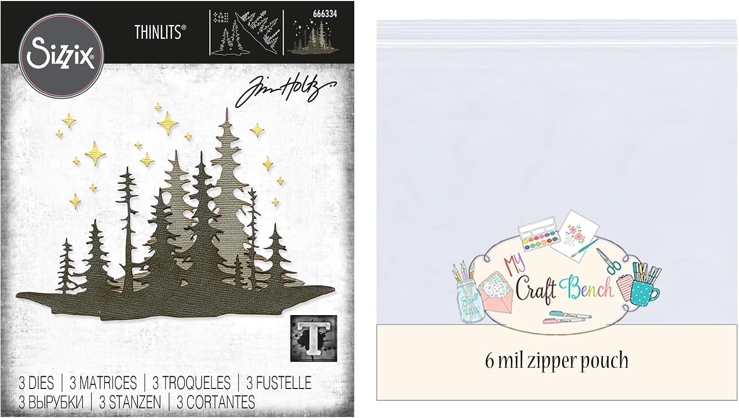 Sizzix Framelits Die Set 8PK w/Stamps - Fiori #5 da Ellison - Sizzix - Decorazioni, Carta, Colori - Casa Cenina
