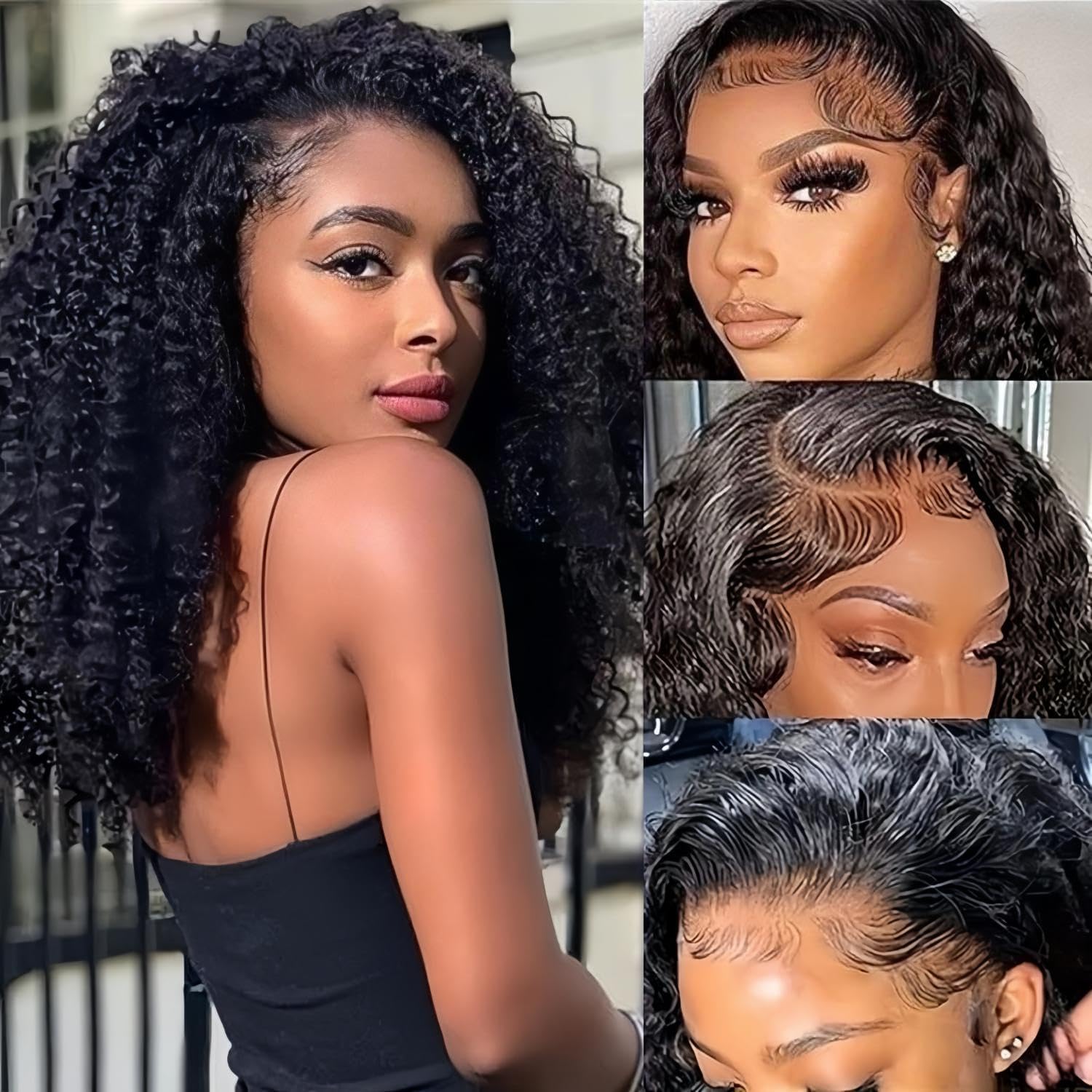 Stunning Curly Lace Front Wig Scene in HD Stunning Curly Lace Front Wig Scene in HD