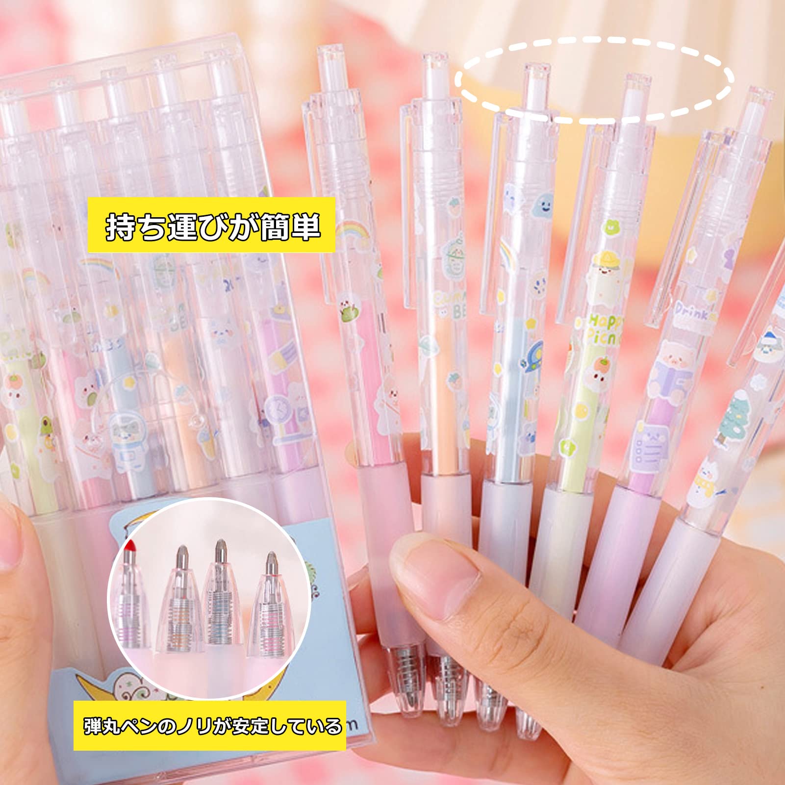 Amazon.co.jp: GIZMAC ノリ 液体のり かわいい ノック式【6本セット