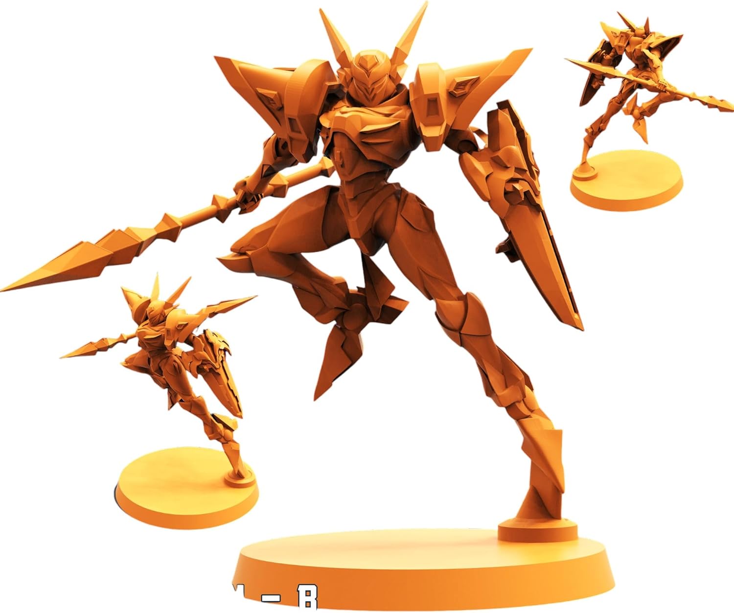 TYL Hi Tech Man Unpainted Miniature for War Gaming | RPG Scale Figures, Detailed Tabletop Board Game Accessories | Realistic Tabletop Miniatures (Combo of 3, 40mm)