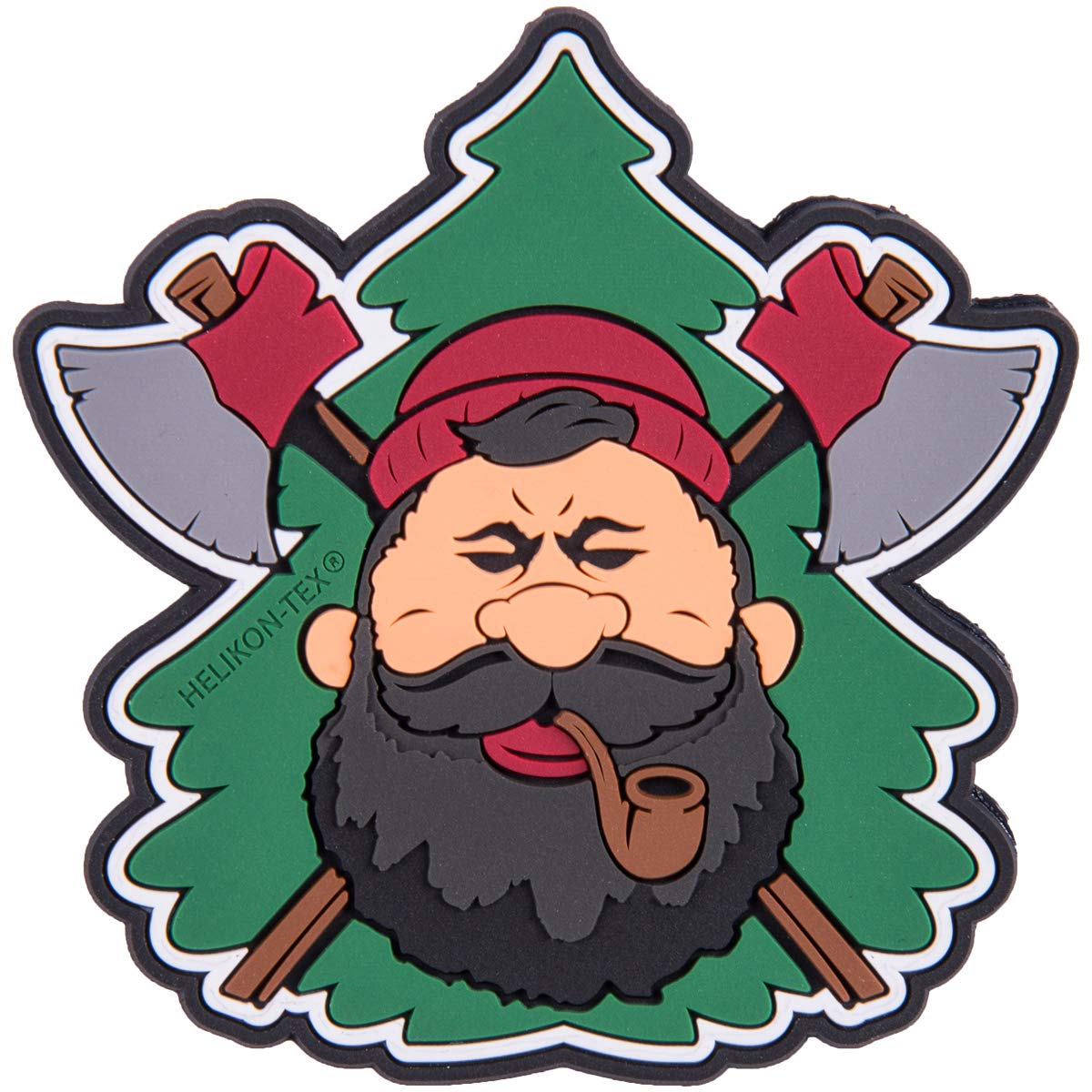 Helikon Beardman Bushcraft Olive Green Patch