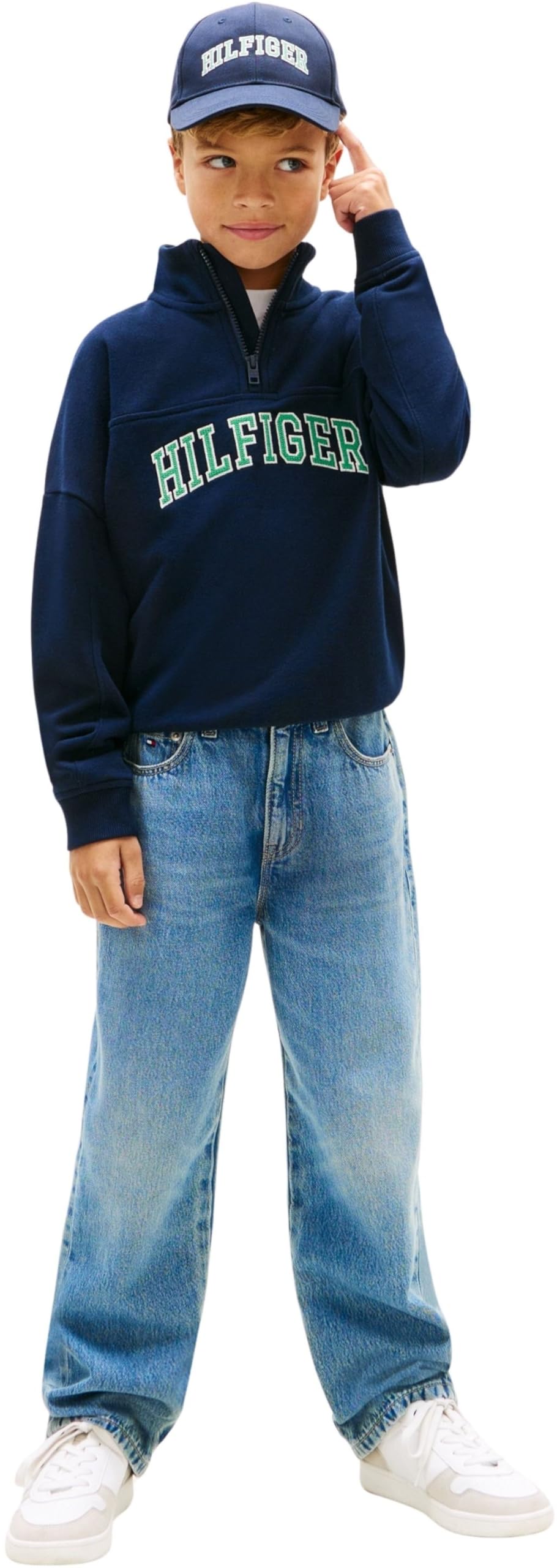 Tommy Hilfiger Jungen Jeans Relaxed Mid Blue Jeans Kb0kb10401