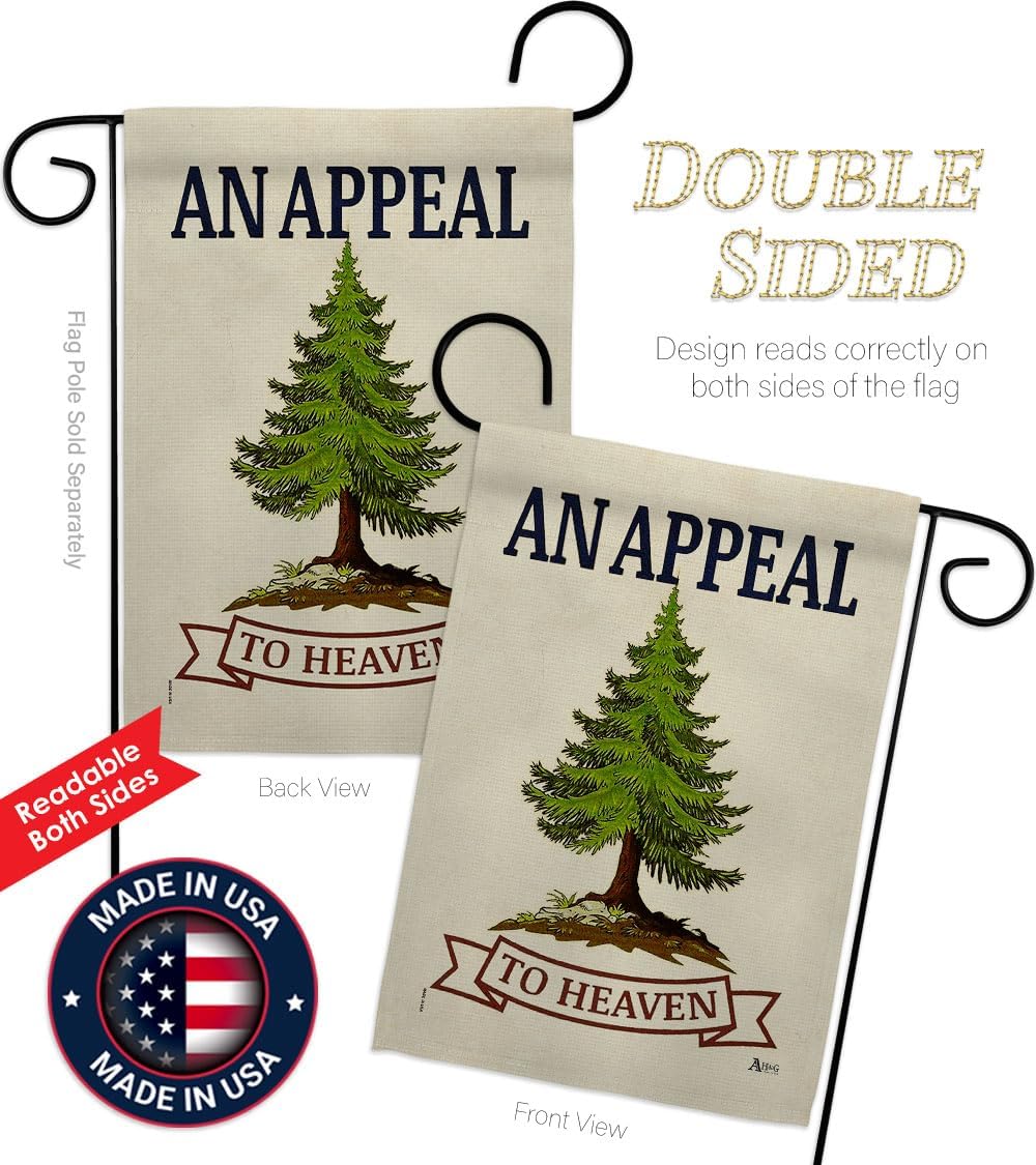 Flag Mailbox Mount Kit Appeal to Heaven Vintage Poster Lawn Gadsden Liberty Pine Tree Tapestry Historical Sign Colonial Banner, Patriotic Decoration Made in USA