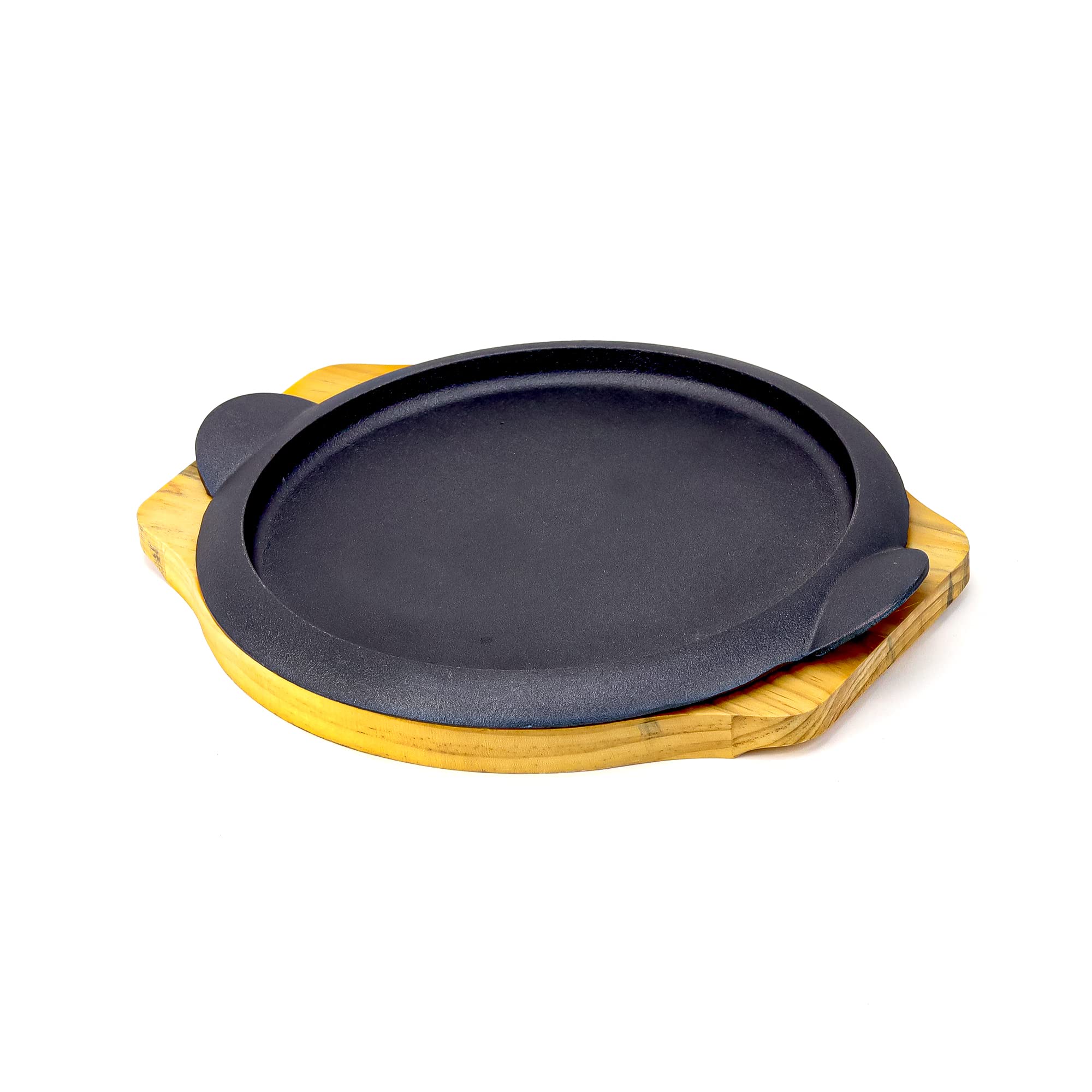 Winds Trading Cast Iron Round Shaped , Black, 13-1385, Sizzling, 25