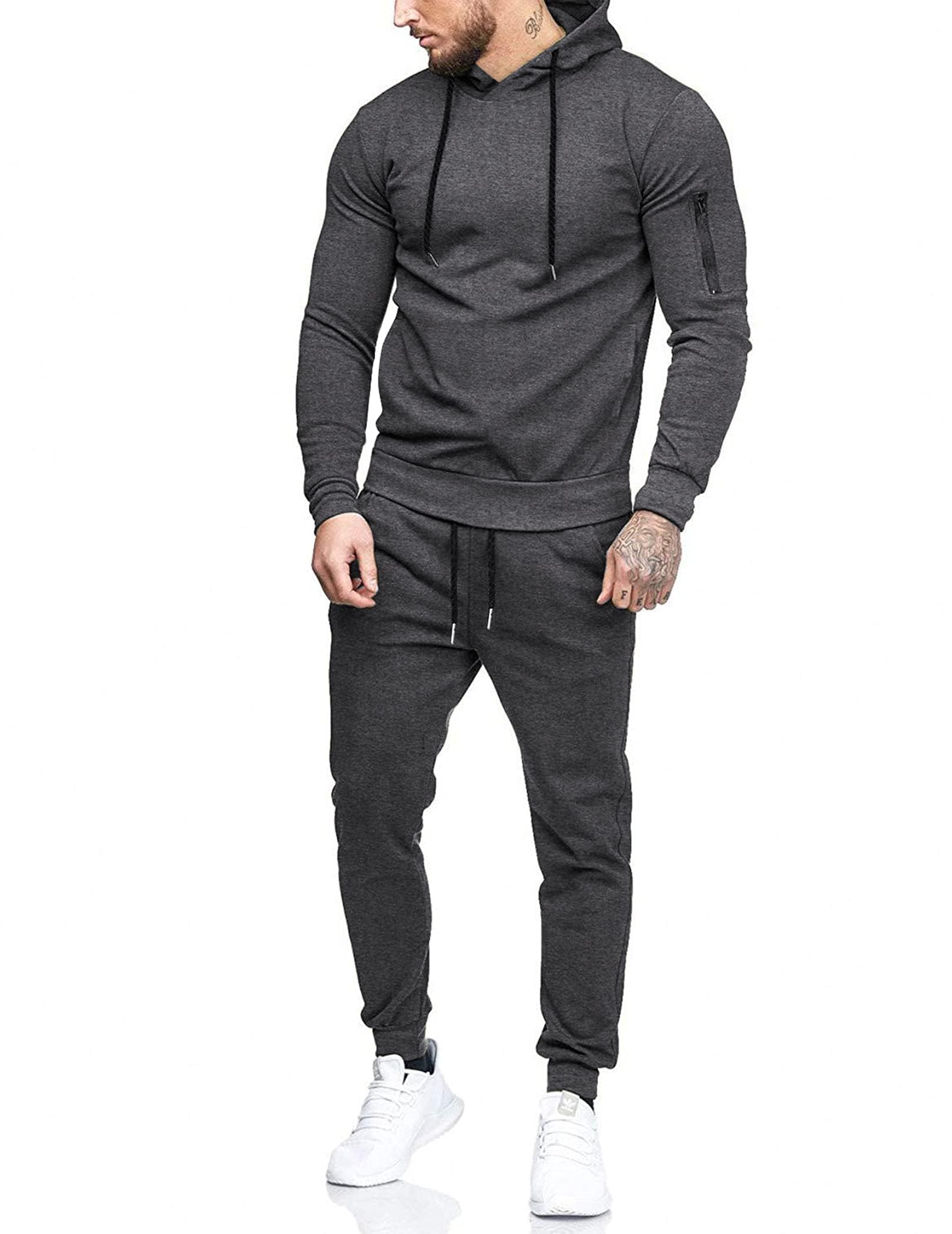 Hoodies Men's Piece Jogger Set Babyhealthy Unisex Hoodies